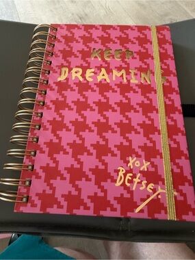 NWOT BETSEY JOHNSON Keep Dreaming Journal